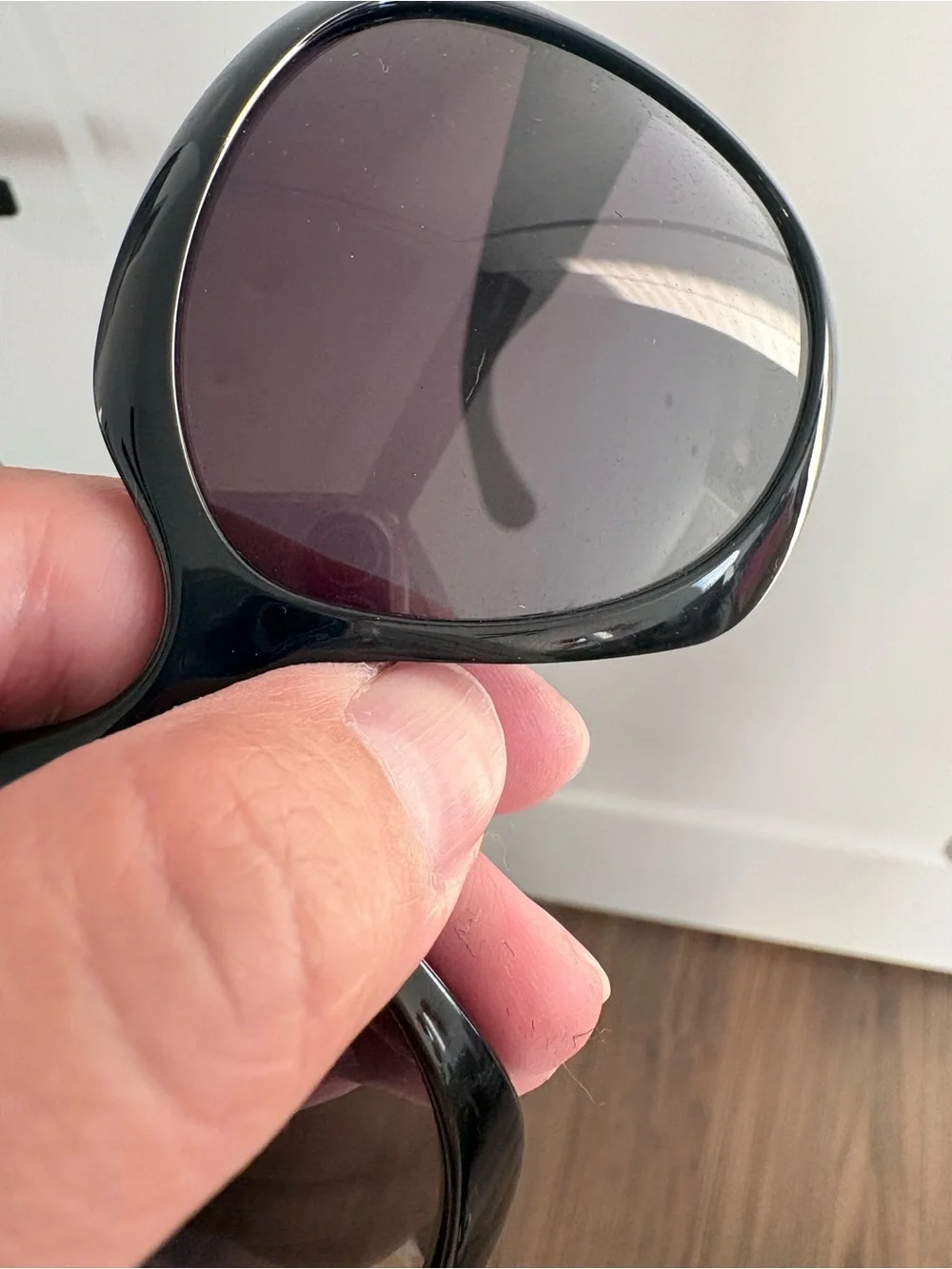 Ray-Ban Jackie Ohh II Black Oversized Sunglasses with Black Case - Like New